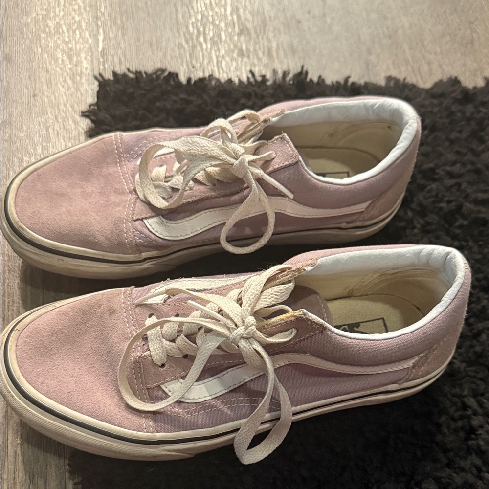 Vans Light Purple Suede Shoes